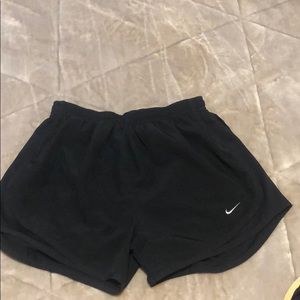 black nike shorts